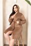 Women's Plush Soft Short Dressing Gown - 6