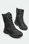Non-Slip Sole Water Repellent Black Women's Snow Boots 7610 - 3