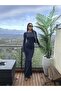 Black Backless Spanish Dress - 3