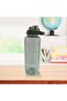 Motivational Transparent Sports Water Bottle with Straw 1500 ml - 2