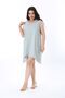 Women's Plus Size Green Cotton Fabric V-Neck Sleeveless Tunic 65N38226 - 8
