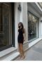 Women's Skirt Gathered Sleeveless Shawl Collar Glittery Dress - 6
