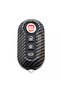 Fiat-doblo-fiorino-punto-bravo-500-ducato-panda Black Carbon Key Case (3 BUTTONS) - 6