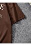 Unisex Brown Desert Adventure Printed Oversize T-shirt - 3