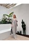 Square Patterned Trousers Jacket Vest 3-Piece Women's Suit - 2