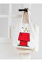 Snoopy Design Kalim Canvas, Rips Cloth Bag, Shoulder Bag, Thick Tote Bag - 3
