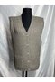 Women's V-Neck Thick Wool Hair Knitted Knitwear Buttoned Pocket Mother Vest