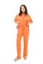 Women's Short-Sleeve Shirt Collar Two-Piece Set 4097-25 - 2