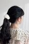 2-Piece Soft Fluffy Colorful Plush Elastic Hair Tie - Plush Scrunchie Elastic Hair Tie Color-5 - 3