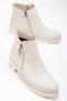 Women's Skin Skin Thermo Sole Buckle Double Zipper Short Heeled Boots