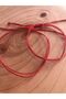 Lucky Bracelet Red Thread 2-Piece Macrame Detailed Bracelet