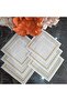 Gold and silver detailed elegant cocktail napkin, coffee side napkin, presentation napkin - 4