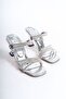 Silver Stone Women's Evening Dress Shoes Classic