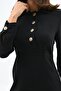 Women's Gold Button Detailed Dress 5209-24 - 6