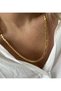 Steel Barley Necklace 60 cm Anti-Tarnish Anti-Allergic Thick Figured (2 Years Importer Guarantee)