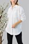 Plain Medium Women's White Tunic - 10810 - 4