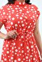 Women's Plus Size Polka Dot Detailed Dress 5226-25 - 6