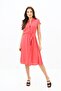 Women's Sleeveless Buttoned Belted Dress 5175-23 - 2