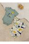 Baby Half Sleeve Bodysuit with Snap Fasteners at the Bottom, Pack of 2 - 2
