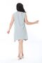 Women's Plus Size Green Cotton Fabric V-Neck Sleeveless Tunic 65N38226 - 6