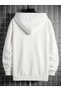 Men's White Originals Printed Oversize Hooded Sweatshirt - 2