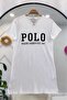 Printed Short Sleeve Long T-Shirt