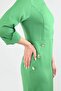 Women's Button Detailed Dress 5202-24 - 4