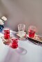 15885 Stripe 4-Piece Borosilicate Glass Cup - Transparent - 320 ml - 3