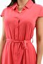 Women's Sleeveless Buttoned Belted Dress 5175-23 - 5
