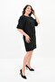 Women's Plus Size Collar Stone Embroidered Dress 5211-24 - 3