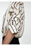 Striped wrap blouse - 5