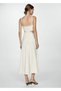 Lace Detailed Slit Dress - 4