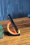 Adjustable Phone and Tablet Stand with Gear Design - Orange / Black - 5