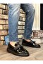 BA0005 Laceless High Black Sole Classic Patent Leather Tassel Corcik Men's Shoes