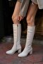 Beige Women's Boots - 2