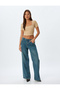 Short Sleeve U Neck Camisole Viscose Fabric Crop T-Shirt - 2