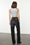 High Waist BlackWideLegJeans- Twoaw25je00209 - 5