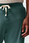 Emerald Green Comfortable Large Size Cotton Shorts - TMNSS24AP00003 - 4