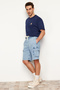 Mavi Regular Fit Kargo Cepli Denim Kot Şort & Bermuda TMNSS24SR00012 - 4