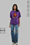 Unisex Oversize Crew Neck Cotton DOLAR NECKLACE GARFIELD Printed Short Sleeve T-Shirt - 4