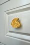 Yellow Sailing Cabinet Handle - Modern and Decorative Handle for Children's Rooms, Kitchen and Bathroom Cabinets