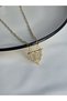 Serenay Leyla Non-Tarnish Vip Steel Women's Necklace - Triangle Model Knight - 2