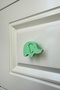 Green Elephant Cabinet Handle - Children's Rooms, Kitchen and Bathroom Cabinets and Furniture Handle,Handled