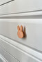 Orange Rabbit Cabinet Handle - Modern, Cheerful Furniture Handle for Children's Room, Kitchen and Bathroom, Dh - 2