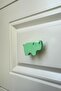 Green Rhino Cabinet Handle - Dynamic and Durable Furniture Handle for Children's Room, Kitchen and Bathroom D