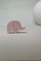Pink Elephant Cabinet Handle - Furniture Handle That Adds a Touch of Fairytale to Children's Rooms, Handle D - 3