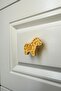 Yellow Zebra Cabinet Handle - Cute and Durable Furniture Handle for Children's Room, Kitchen and Bathroom D