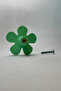 Green Clover Cabinet Handle - Modern and Stylish Furniture Handle for Children's Room, Kitchen and Bathroom, Yd - 5