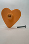 Orange Heart Cabinet Handle-Modern, Stylish and Durable Furniture Handle for Children's Room, Kitchen and Bathroom, Dk - 5