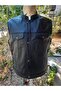 Genuine Leather Jumbo Biker Leather Vest - 3